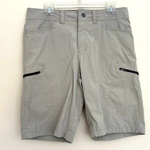 ♦️ZeroXposur Men's Tan Cargo Shorts with Black Zippers